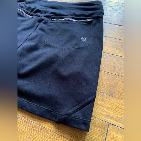 ATHLETA Black Stretch Knit Skort sz Small - Picture 8 of 11